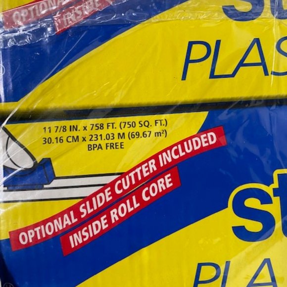 KIRKLAND SIGNATURE Stretch Tite Plastic Food Wrap, 3 Packs (750 sq ft) - Picture 5 of 6